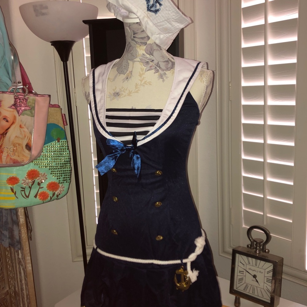 Sexy sailor costume.